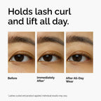 Lash Curl Before and After